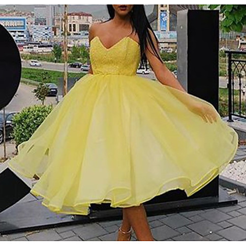 A-Line Minimalist Sexy Engagement Cocktail Party Dress Strapless Sleeveless Knee Length Organza with Pleats 2021
A-Line Minimalist Sexy Engagement Cocktail Party Dress Strapless Sleeveless Knee Length Organza with Pleats 2021