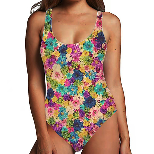 Women's One Piece Monokini Swimsuit Tummy Control Print Color Block Floral Blushing Pink Rainbow Swimwear Bodysuit Strap Bathing Suits New Fashion Sexy
Women's One Piece Monokini Swimsuit Tummy Control Print Color Block Floral Blushing Pink Rainbow Swimwear Bodysuit Strap Bathing Suits New Fashion Sexy
