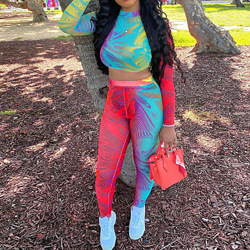 Women's Sweatsuit 2 Piece Crop Top High Neck Spandex Sport Athleisure Clothing Suit Long Sleeve Breathable Soft Comfortable Running Everyday Use Street Casual Daily Outdoor
Women's Sweatsuit 2 Piece Crop Top High Neck Spandex Sport Athleisure Clothing Suit Long Sleeve Breathable Soft Comfortable Running Everyday Use Street Casual Daily Outdoor
