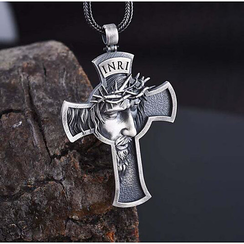 Men's Pendant Necklace Cross Alloy Gold Silver 56 cm Necklace Jewelry 1pc For Festival 
Men's Pendant Necklace Cross Alloy Gold Silver 56 cm Necklace Jewelry 1pc For Festival