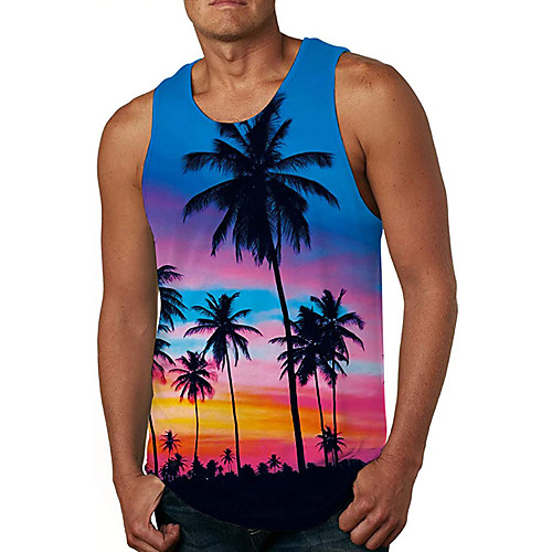 Men's Tank Top Vest Undershirt 3D Print Tree 3D Print Sleeveless Daily Tops Casual Beach Rainbow
Men's Tank Top Vest Undershirt 3D Print Tree 3D Print Sleeveless Daily Tops Casual Beach Rainbow
