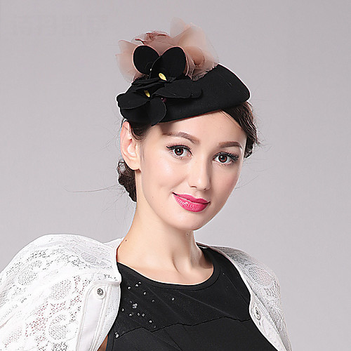 Elegant Retro Wool Fascinators with Floral / Trim 1 Piece Special Occasion / Party / Evening Headpiece
Elegant Retro Wool Fascinators with Floral / Trim 1 Piece Special Occasion / Party / Evening Headpiece