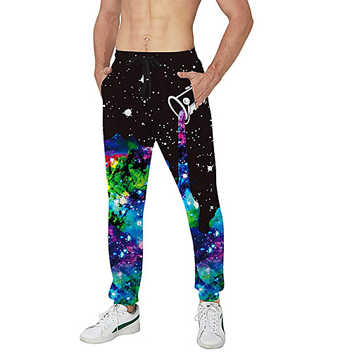 Men's Casual Athleisure Daily Sports Jogger Pants Sweatpants Pants Galaxy Full Length Drawstring Pocket 3D Print Black / White Rainbow
Men's Casual Athleisure Daily Sports Jogger Pants Sweatpants Pants Galaxy Full Length Drawstring Pocket 3D Print Black / White Rainbow
