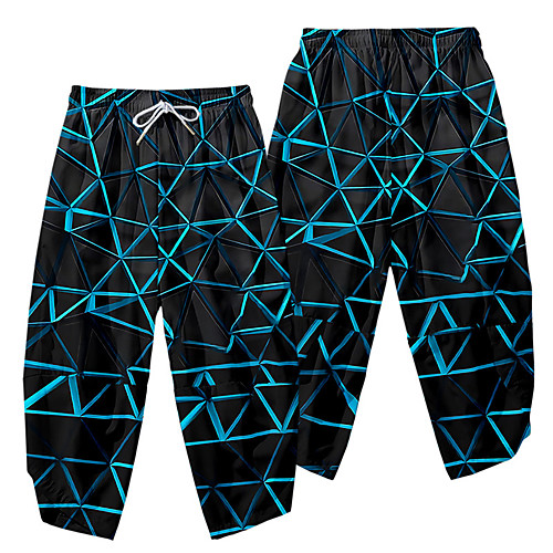 Men's Casual / Sporty Athleisure Daily Sports Wide Leg Pants Geometry Full Length Elastic Waist 3D Print Black
Men's Casual / Sporty Athleisure Daily Sports Wide Leg Pants Geometry Full Length Elastic Waist 3D Print Black