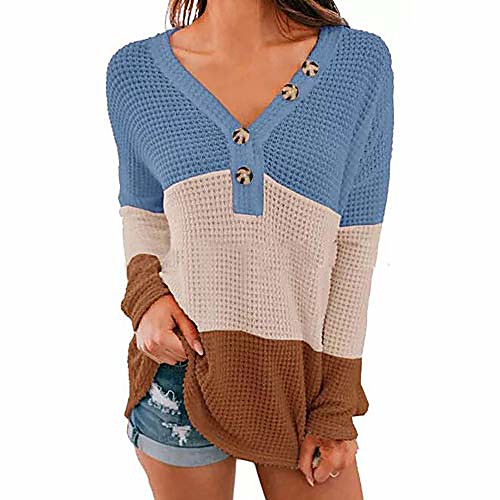 cocobla womens waffle knit tunic tops shirts v neck long sleeve knit pullover sweater blue
cocobla womens waffle knit tunic tops shirts v neck long sleeve knit pullover sweater blue