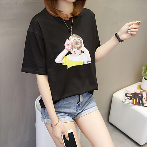 Women's Tee / T-shirt Pure Color Crew Neck Person Sport Athleisure Top Short Sleeves Breathable Soft Comfortable Everyday Use Casual Daily Outdoor
Women's Tee / T-shirt Pure Color Crew Neck Person Sport Athleisure Top Short Sleeves Breathable Soft Comfortable Everyday Use Casual Daily Outdoor