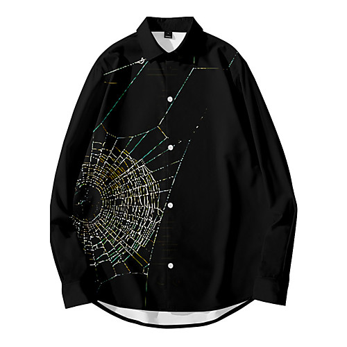Men's Shirt 3D Print Spider Animal Button-Down 3D Print Long Sleeve Daily Tops Casual Fashion Black
Men's Shirt 3D Print Spider Animal Button-Down 3D Print Long Sleeve Daily Tops Casual Fashion Black
