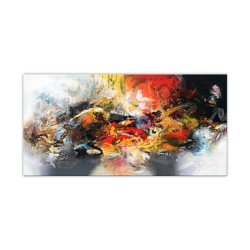 Oil Painting Hand Painted Horizontal Abstract Modern Rolled Canvas (No Frame)
Oil Painting Hand Painted Horizontal Abstract Modern Rolled Canvas (No Frame)