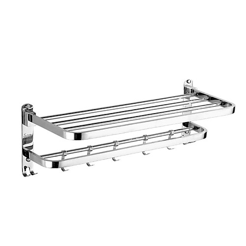 Towel Rack Stainless Steel 304 Bathroom Hardware Pendant Bathroom Double Towel Rack With Hook
Towel Rack Stainless Steel 304 Bathroom Hardware Pendant Bathroom Double Towel Rack With Hook