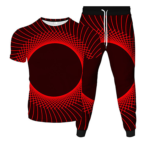 Women's Men's 2 Piece Tracksuit Sweatsuit Street Casual 2pcs Summer Short Sleeve Moisture Wicking Breathable Soft Gym Workout Running Jogging Training Exercise Sportswear Normal Black / Red Black
Women's Men's 2 Piece Tracksuit Sweatsuit Street Casual 2pcs Summer Short Sleeve Moisture Wicking Breathable Soft Gym Workout Running Jogging Training Exercise Sportswear Normal Black / Red Black