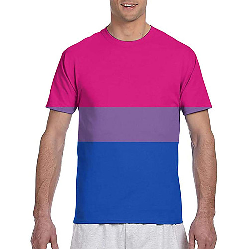 Men's T shirt 3D Print Rainbow Flag Print Short Sleeve Daily Tops Classic Designer Big and Tall Rainbow
Men's T shirt 3D Print Rainbow Flag Print Short Sleeve Daily Tops Classic Designer Big and Tall Rainbow