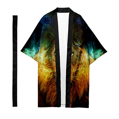 Men's Shirt 3D Print Lion Animal 3D Print Short Sleeve Daily Tops Casual Fashion Yellow
Men's Shirt 3D Print Lion Animal 3D Print Short Sleeve Daily Tops Casual Fashion Yellow