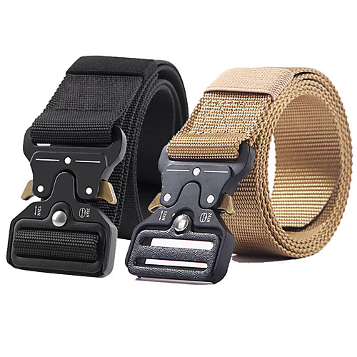 Men's Military Tactical Belt Breathable Wearable Protective for Solid Colored Nylon Fall Spring Summer
Men's Military Tactical Belt Breathable Wearable Protective for Solid Colored Nylon Fall Spring Summer