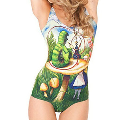 Women's One Piece Monokini Swimsuit Tummy Control Open Back Slim Animal Rainbow Swimwear Bodysuit Strap Bathing Suits New Fashion Lady / Party / Print
Women's One Piece Monokini Swimsuit Tummy Control Open Back Slim Animal Rainbow Swimwear Bodysuit Strap Bathing Suits New Fashion Lady / Party / Print