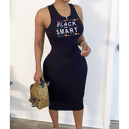 Women's Sheath Dress Midi Dress Black Red Green Sleeveless Letter Print Summer Square Neck Sexy 2021 S M L XL XXL
Women's Sheath Dress Midi Dress Black Red Green Sleeveless Letter Print Summer Square Neck Sexy 2021 S M L XL XXL