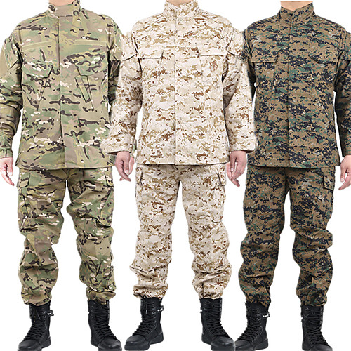 Women's Men's Camouflage Hunting Jacket Hiking Jacket with Pants Military Tactical Jacket Outdoor Lightweight Windproof Breathable Quick Dry Clothing Suit Fishing Climbing Camping / Hiking / Caving
Women's Men's Camouflage Hunting Jacket Hiking Jacket with Pants Military Tactical Jacket Outdoor Lightweight Windproof Breathable Quick Dry Clothing Suit Fishing Climbing Camping / Hiking / Caving