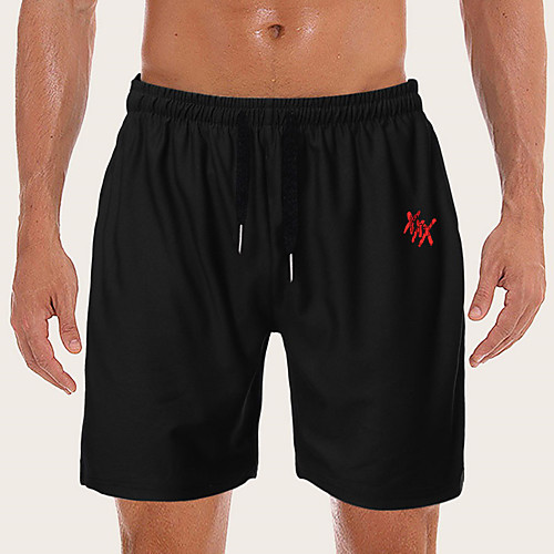 Men's Sporty Casual / Sporty Daily Holiday Shorts Pants Graphic Short Drawstring Pocket Print Black
Men's Sporty Casual / Sporty Daily Holiday Shorts Pants Graphic Short Drawstring Pocket Print Black