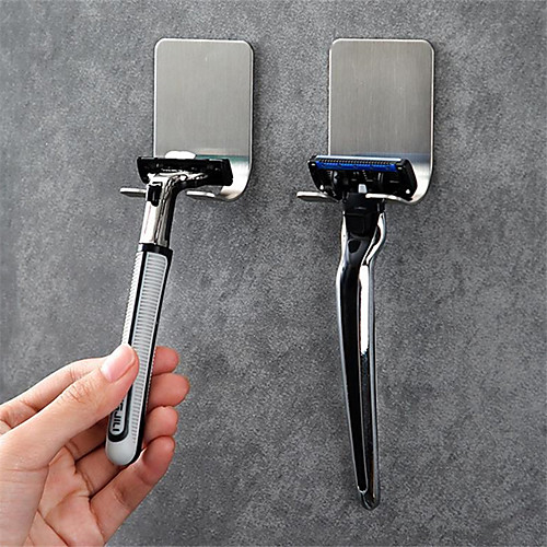 304 Stainless Steel Razor Hanger Manual Razor Shelf Bathroom Punch-free Storage Rack Hook
304 Stainless Steel Razor Hanger Manual Razor Shelf Bathroom Punch-free Storage Rack Hook