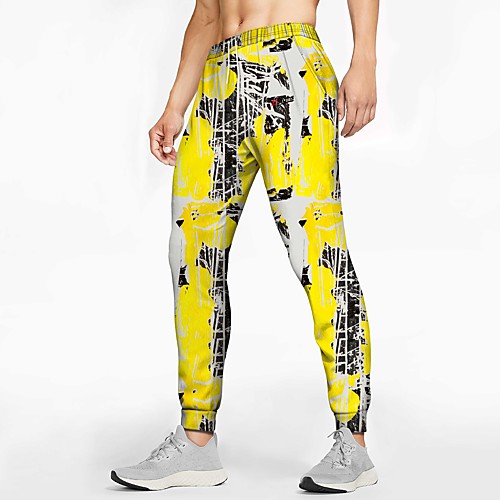 21Grams Men's Sweatpants Joggers Jogger Pants Athletic Bottoms Drawstring Winter Fitness Gym Workout Running Training Exercise Breathable Soft Sweat wicking Sport Yellow / Micro-elastic / Athleisure
21Grams Men's Sweatpants Joggers Jogger Pants Athletic Bottoms Drawstring Winter Fitness Gym Workout Running Training Exercise Breathable Soft Sweat wicking Sport Yellow / Micro-elastic / Athleisure