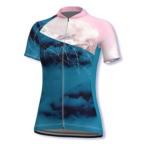 21Grams Women's Short Sleeve Cycling Jersey Spandex Dark Blue Bike Top Mountain Bike MTB Road Bike Cycling Breathable Sports Clothing Apparel / Stretchy / Athleisure
21Grams Women's Short Sleeve Cycling Jersey Spandex Dark Blue Bike Top Mountain Bike MTB Road Bike Cycling Breathable Sports Clothing Apparel / Stretchy / Athleisure