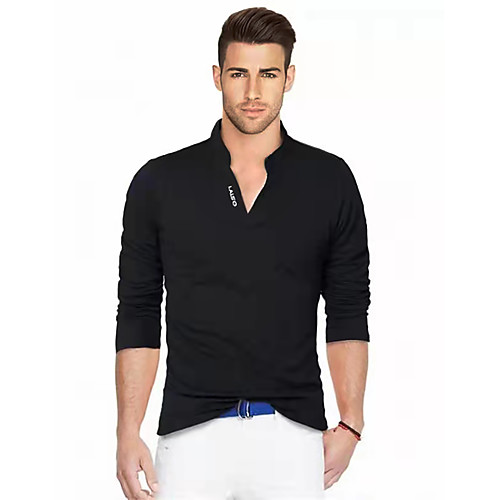 Men's T shirt Solid Colored Plus Size Long Sleeve Daily Tops Cotton Active White Black Red
Men's T shirt Solid Colored Plus Size Long Sleeve Daily Tops Cotton Active White Black Red