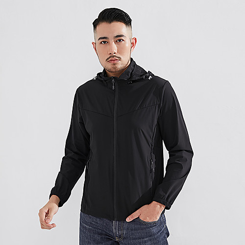 Men's Hoodie Jacket Waterproof Hiking Jacket Hiking Windbreaker Outdoor Solid Color Waterproof Lightweight Windproof Breathable Jacket Hoodie Top Full Zip Hunting Fishing Climbing Black Grey Dark Navy
Men's Hoodie Jacket Waterproof Hiking Jacket Hiking Windbreaker Outdoor Solid Color Waterproof Lightweight Windproof Breathable Jacket Hoodie Top Full Zip Hunting Fishing Climbing Black Grey Dark Navy