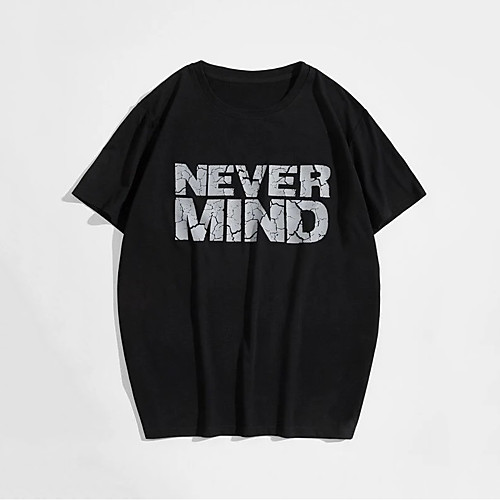 Men's Unisex T shirt Hot Stamping Graphic Prints Letter Plus Size Print Short Sleeve Daily Tops 100% Cotton Fashion Vintage Classic Black
Men's Unisex T shirt Hot Stamping Graphic Prints Letter Plus Size Print Short Sleeve Daily Tops 100% Cotton Fashion Vintage Classic Black