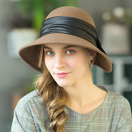 Romantic Retro Wool Hats with Bowknot 1 Piece Special Occasion / Party / Evening Headpiece
Romantic Retro Wool Hats with Bowknot 1 Piece Special Occasion / Party / Evening Headpiece