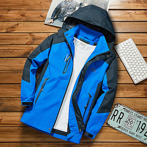 Men's Hiking Jacket Outdoor Patchwork Waterproof Windproof Breathable Wear Resistance Top Full Length Visible Zipper Hunting Fishing Climbing Black Red Army Green Blue Dark Green
Men's Hiking Jacket Outdoor Patchwork Waterproof Windproof Breathable Wear Resistance Top Full Length Visible Zipper Hunting Fishing Climbing Black Red Army Green Blue Dark Green