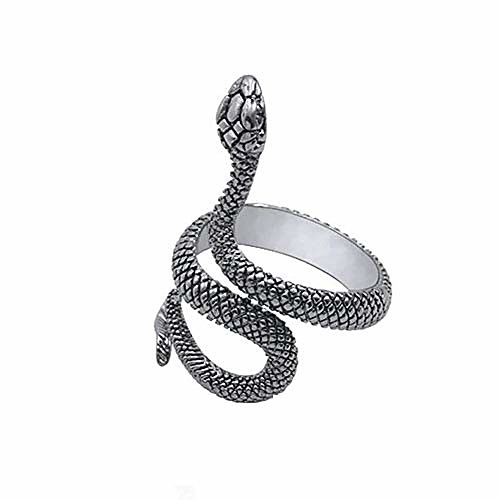 thumbs snake rings,punk animal ringgothic retro black metal-serpentine ring unisex adjustable fashion gift (silvery)
thumbs snake rings,punk animal ringgothic retro black metal-serpentine ring unisex adjustable fashion gift (silvery)