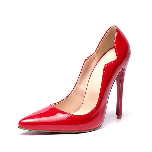 Women's Heels Stiletto Heel Pointed Toe Patent Leather Solid Colored Almond Black Red
Women's Heels Stiletto Heel Pointed Toe Patent Leather Solid Colored Almond Black Red