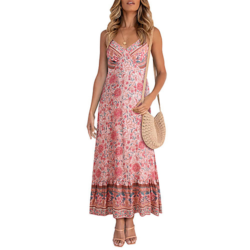 Women's A Line Dress Maxi long Dress Light Green Pink Yellow Sleeveless Floral Spring Summer Round Neck Casual 2021 S M L XL
Women's A Line Dress Maxi long Dress Light Green Pink Yellow Sleeveless Floral Spring Summer Round Neck Casual 2021 S M L XL