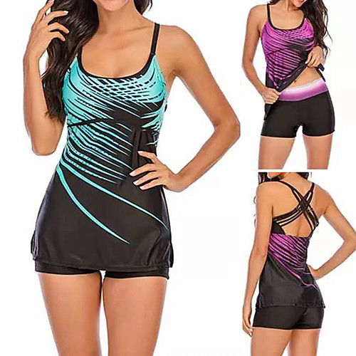 Women's Tankini Swimwear Breathable Quick Dry Sleeveless 2 Piece - Swimming Surfing Water Sports Summer / Plus Size
Women's Tankini Swimwear Breathable Quick Dry Sleeveless 2 Piece - Swimming Surfing Water Sports Summer / Plus Size