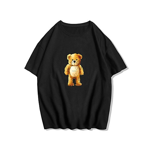 Men's T shirt Hot Stamping Graphic Prints Toy Bear Print Short Sleeve Daily Tops 100% Cotton Basic Fashion Classic Black
Men's T shirt Hot Stamping Graphic Prints Toy Bear Print Short Sleeve Daily Tops 100% Cotton Basic Fashion Classic Black