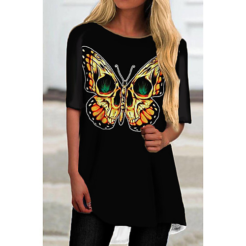 Women's T Shirt Dress Tee Dress Short Mini Dress Black Half Sleeve Print Animal Print Spring Summer Round Neck Casual 2021 S M L XL XXL 3XL
Women's T Shirt Dress Tee Dress Short Mini Dress Black Half Sleeve Print Animal Print Spring Summer Round Neck Casual 2021 S M L XL XXL 3XL