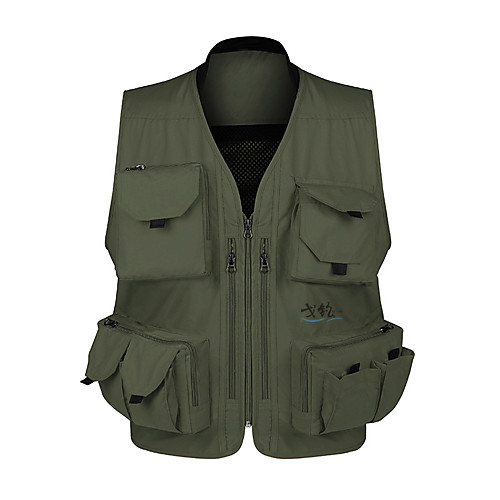 Men's Hiking Vest / Gilet Fishing Vest Military Tactical Vest Sleeveless V Neck Vest / Gilet Jacket Top Outdoor Lightweight Breathable Quick Dry Sweat wicking Autumn / Fall Spring Polyester Solid
Men's Hiking Vest / Gilet Fishing Vest Military Tactical Vest Sleeveless V Neck Vest / Gilet Jacket Top Outdoor Lightweight Breathable Quick Dry Sweat wicking Autumn / Fall Spring Polyester Solid