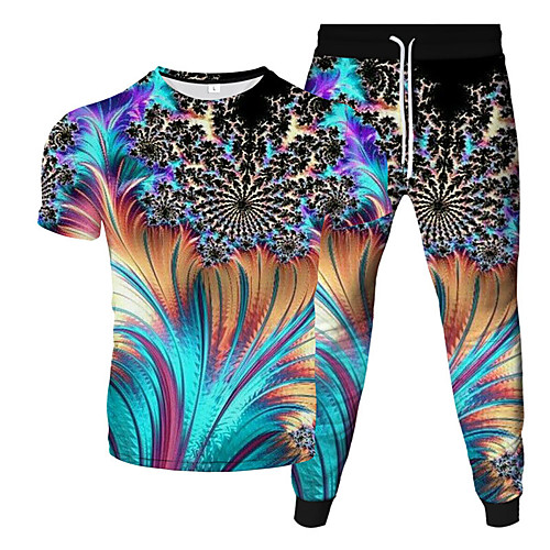 Men's Women's 2 Piece Tracksuit Sweatsuit Street Casual Short Sleeve 2pcs Breathable Moisture Wicking Soft Gym Workout Running Jogging Training Exercise Sportswear Tie Dye Normal Outfit Set Clothing
Men's Women's 2 Piece Tracksuit Sweatsuit Street Casual Short Sleeve 2pcs Breathable Moisture Wicking Soft Gym Workout Running Jogging Training Exercise Sportswear Tie Dye Normal Outfit Set Clothing
