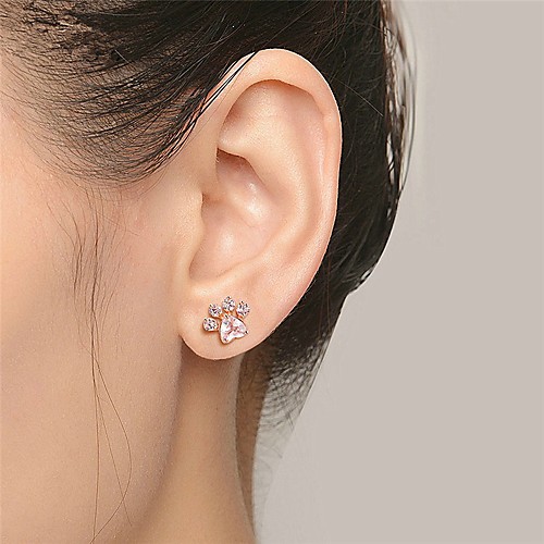 Men's Stud Earrings Fancy Cat Stylish Sweet Earrings Jewelry Rose Gold / Silver For Birthday Gift Festival 1 Pair
Men's Stud Earrings Fancy Cat Stylish Sweet Earrings Jewelry Rose Gold / Silver For Birthday Gift Festival 1 Pair