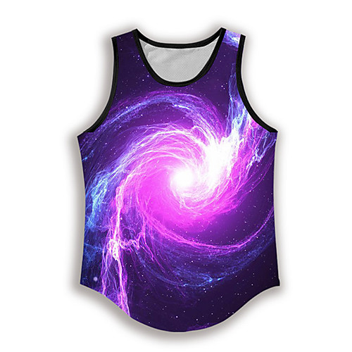 Men's Tank Top Undershirt 3D Print Galaxy Graphic Prints Print Sleeveless Daily Tops Casual Designer Big and Tall Purple
Men's Tank Top Undershirt 3D Print Galaxy Graphic Prints Print Sleeveless Daily Tops Casual Designer Big and Tall Purple