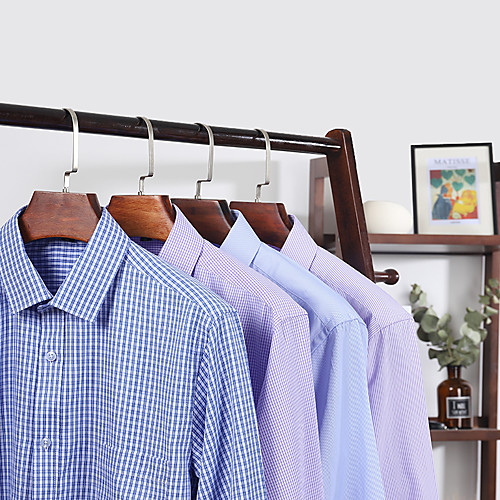 Men's Shirt Striped Plaid Long Sleeve Party Tops Cotton Business Formal A B C
Men's Shirt Striped Plaid Long Sleeve Party Tops Cotton Business Formal A B C