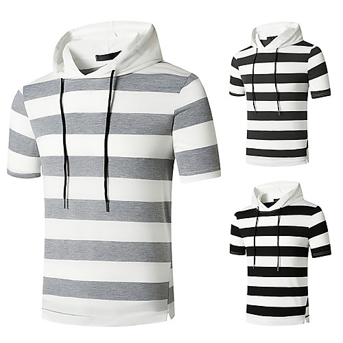 Men's T shirt non-printing Striped Plus Size Short Sleeve Daily Tops Black / White Light gray Dark Gray
Men's T shirt non-printing Striped Plus Size Short Sleeve Daily Tops Black / White Light gray Dark Gray
