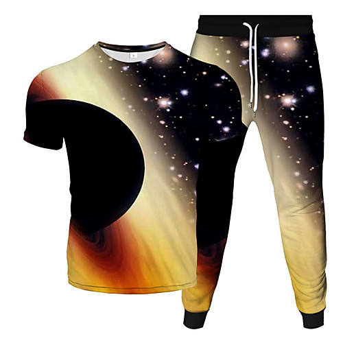 Men's Women's 2 Piece Tracksuit Sweatsuit Street Casual Short Sleeve 2pcs Breathable Moisture Wicking Soft Gym Workout Running Jogging Training Exercise Sportswear Normal Outfit Set Clothing Suit
Men's Women's 2 Piece Tracksuit Sweatsuit Street Casual Short Sleeve 2pcs Breathable Moisture Wicking Soft Gym Workout Running Jogging Training Exercise Sportswear Normal Outfit Set Clothing Suit