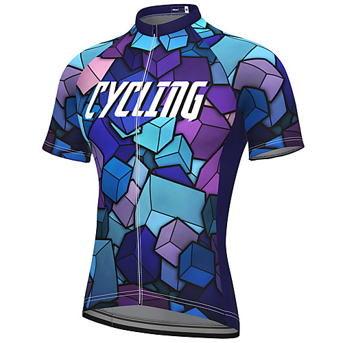 21Grams Men's Short Sleeve Cycling Jersey Spandex Blue Bike Top Mountain Bike MTB Road Bike Cycling Breathable Quick Dry Sports Clothing Apparel / Athleisure
21Grams Men's Short Sleeve Cycling Jersey Spandex Blue Bike Top Mountain Bike MTB Road Bike Cycling Breathable Quick Dry Sports Clothing Apparel / Athleisure