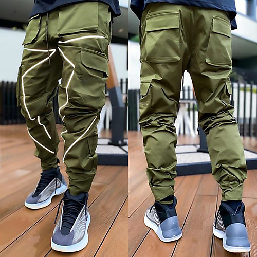 Men's Sweatpants Tactical Cargo Pants Striped Full Length Pocket White Black Army Green
Men's Sweatpants Tactical Cargo Pants Striped Full Length Pocket White Black Army Green