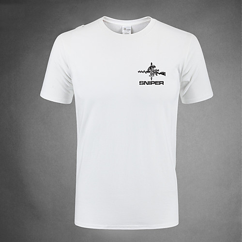 Men's Hunting T-shirt Short Sleeve Outdoor Summer Breathability Wearable Soft Cotton White Black Green
Men's Hunting T-shirt Short Sleeve Outdoor Summer Breathability Wearable Soft Cotton White Black Green