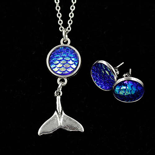 Princess Goddess Necklace Holiday Jewelry Girls' Movie Cosplay Pendant Sparkle & Shine Blue 1 Pair of Earrings Necklace Earring Christmas Halloween Carnival Plastics
Princess Goddess Necklace Holiday Jewelry Girls' Movie Cosplay Pendant Sparkle & Shine Blue 1 Pair of Earrings Necklace Earring Christmas Halloween Carnival Plastics