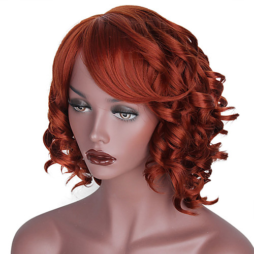 Synthetic Wig Water Wave Side Part Wig Short A1 A2 A3 A4 Synthetic Hair Women's Cosplay Party Fashion Red Black
Synthetic Wig Water Wave Side Part Wig Short A1 A2 A3 A4 Synthetic Hair Women's Cosplay Party Fashion Red Black