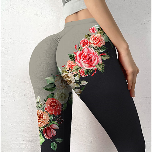 Women's Stylish Novelty Comfort Leisure Sports Weekend Leggings Pants Graphic Prints Flower Ankle-Length Sporty Elastic Waist Print Gray
Women's Stylish Novelty Comfort Leisure Sports Weekend Leggings Pants Graphic Prints Flower Ankle-Length Sporty Elastic Waist Print Gray