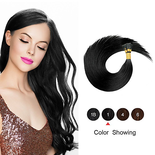 Fusion / U Tip Human Hair Extensions Straight Human Hair Brazilian Hair 50 pcs Easy to Carry Women Women's Natural Black #1B
Fusion / U Tip Human Hair Extensions Straight Human Hair Brazilian Hair 50 pcs Easy to Carry Women Women's Natural Black #1B