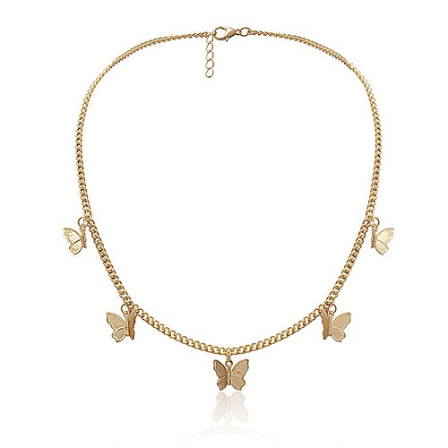 Women's Chains Necklace Butterfly Fashion Alloy Gold Silver 40 cm Necklace Jewelry 1pc For
Women's Chains Necklace Butterfly Fashion Alloy Gold Silver 40 cm Necklace Jewelry 1pc For